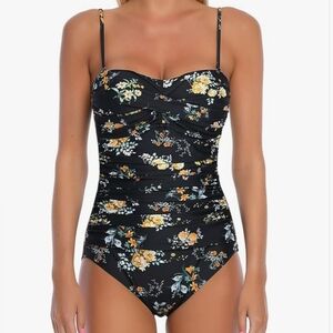 RELLECIGA Women's Strapless One Piece Swimsuit